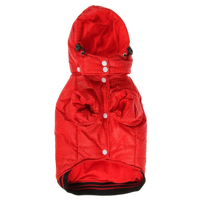 Куртка супертеплая на синтепоне с отстегивающимся капюшоном, размер М, розовая