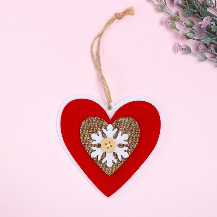 Подвеска новогодняя "Новогодние радости", фетр, МИКС