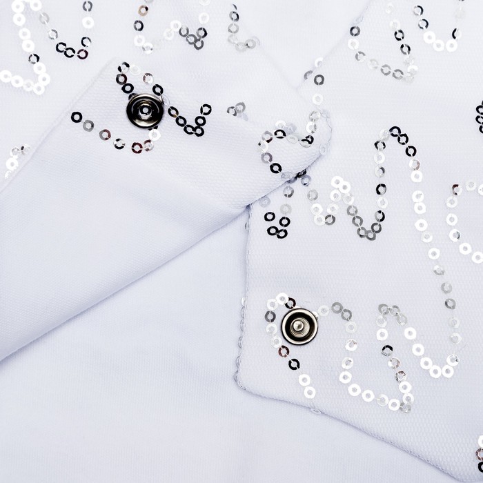 Комплект для девочки нарядный, 13039-15, цвет белый, рост 56 см