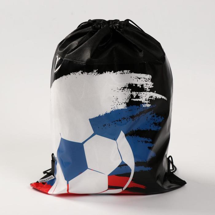 Мешок для обуви "Футбол", 26 х 37,5 см