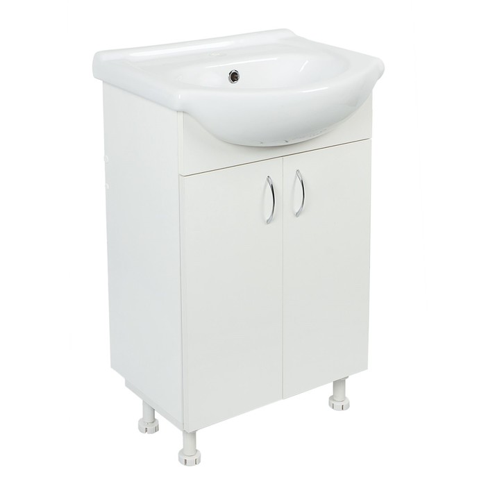 Комплект тумбы Сима 55 с раковиной Уют 55