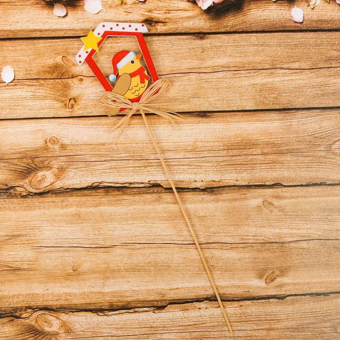 Декор на палочке "Птичка-синичка"