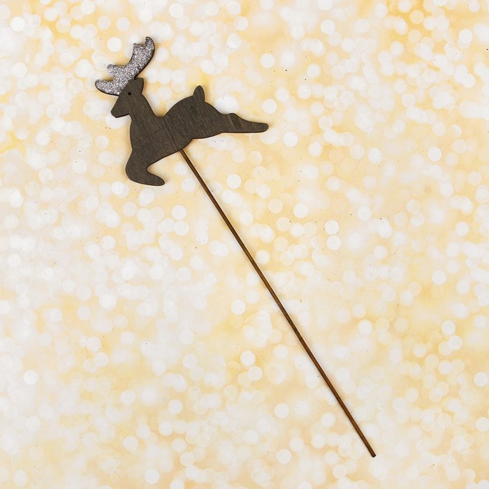 Декор на палочке "Новогодний лес", МИКС