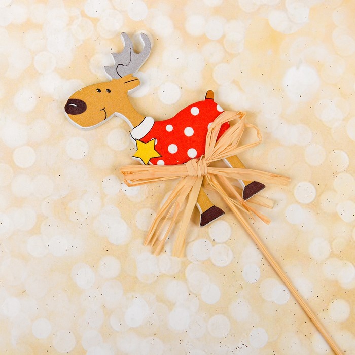 Декор на палочке "Загадочный олень"
