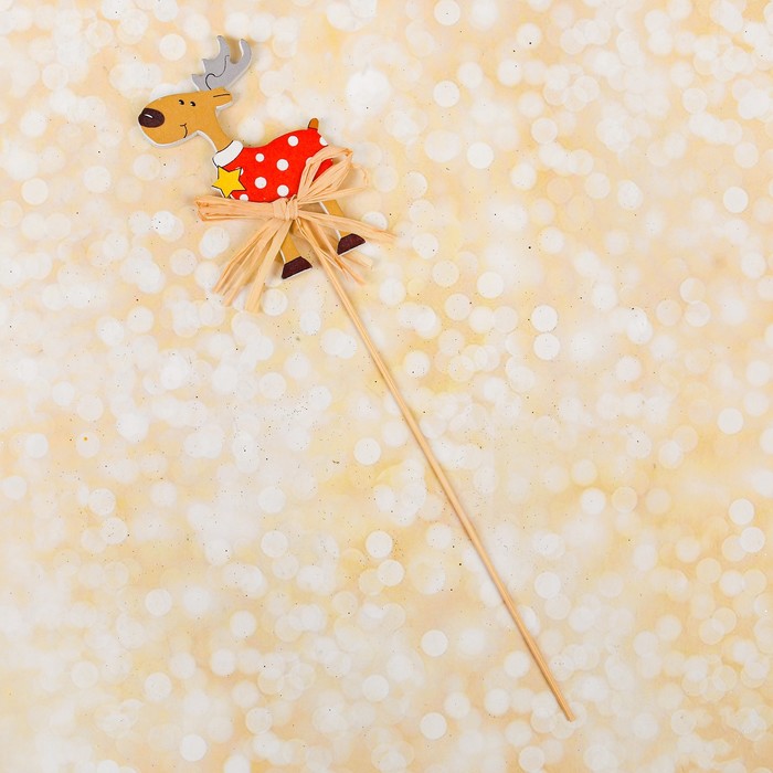 Декор на палочке "Загадочный олень"