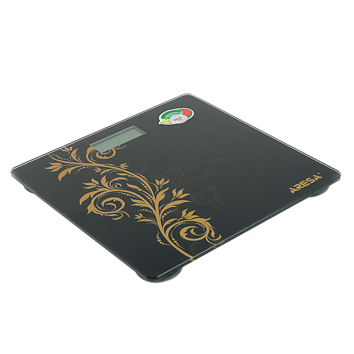 Весы напольные ARESA SB-315, электронные, до 150 кг, "узор"