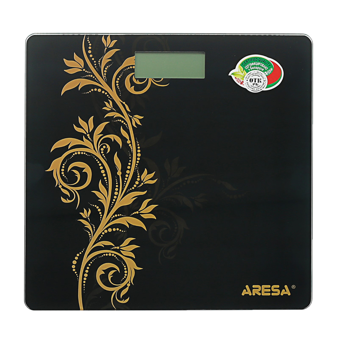 Весы напольные ARESA SB-315, электронные, до 150 кг, "узор"
