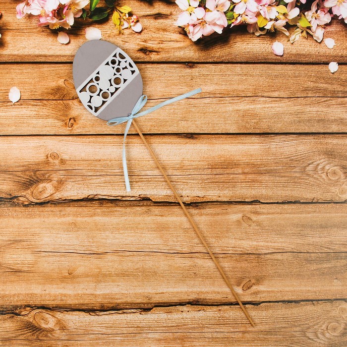 Декор на палочке "Пасхальное яичко"