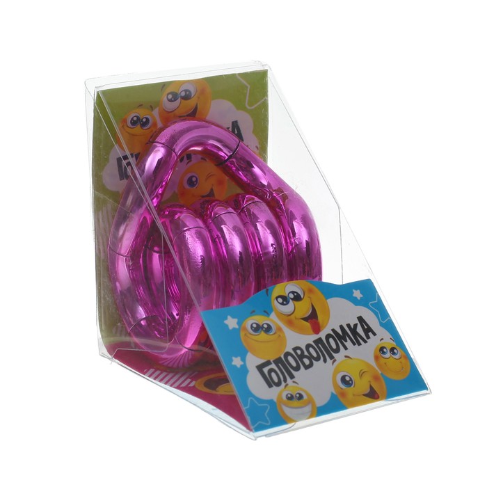 Головоломка "Изгиб", цвет светло-розовый