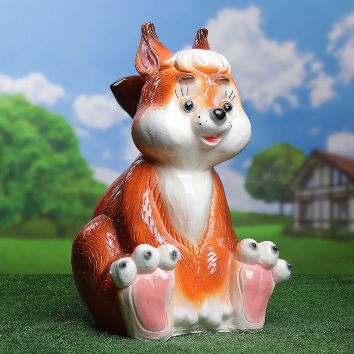 Садовая фигура "Белка большая" 37х43х57см