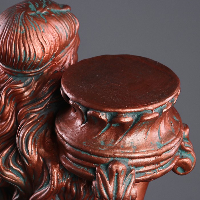 Подставка "Восточная красавица" 30х27х90см медь