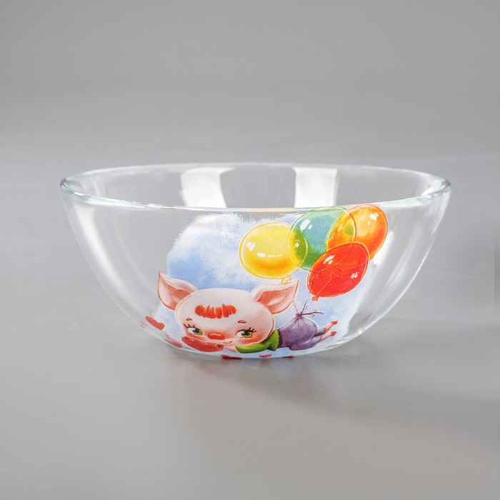 Набор для завтрака "Прикольные поросята", 3 предмета, рисунок МИКС