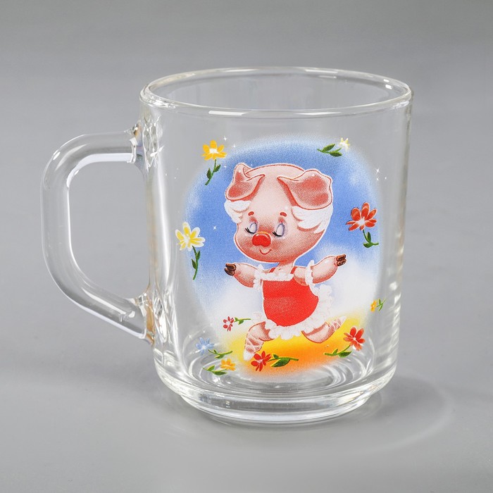Кружка 200 мл "Прикольные поросята", рисунок МИКС