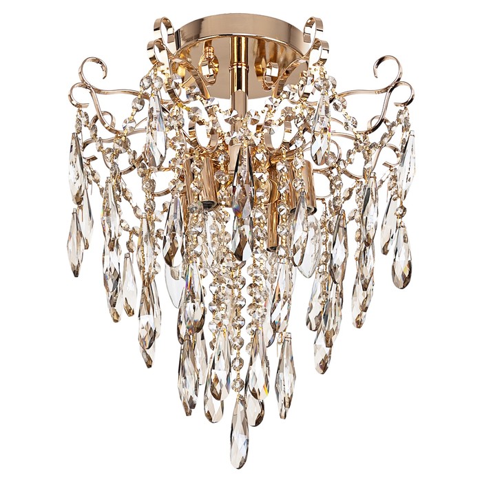 Люстра Bega 4x40Вт E14 золото 40x40x120см