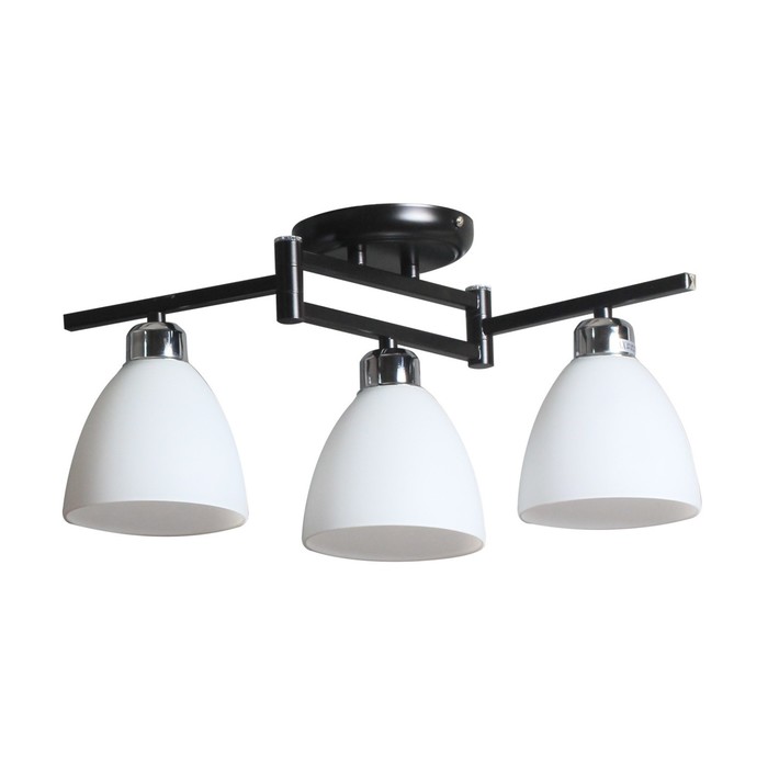 

Люстра Eerin 3x40Вт E27, чёрный 58x13,5x22 см