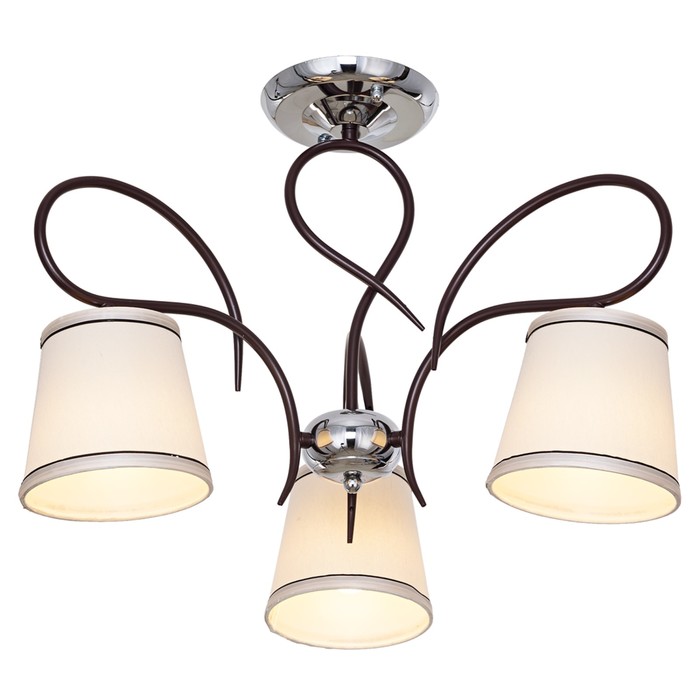 Люстра Yara 3x60Вт E27 черный 57x57x38,5см