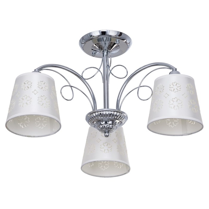 Люстра Wilga 3x60Вт E27 хром 56x56x29,5см