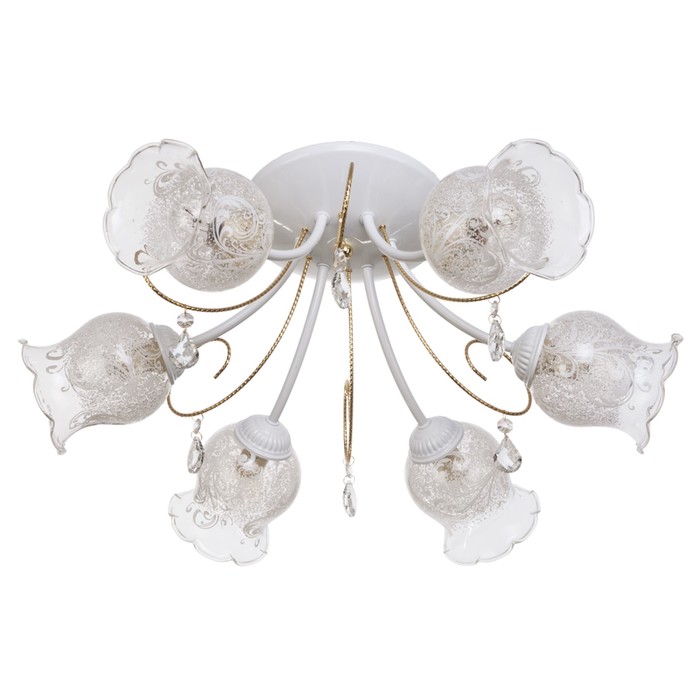 Люстра Tinka 6x60Вт E14 белый 54x54x26см