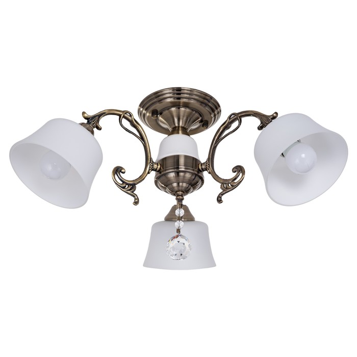 Люстра Brandon 3x40Вт E27 бронза 50x48x24см