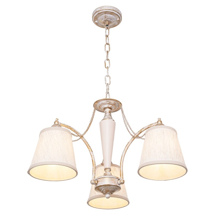 Люстра Chase 3x40Вт E14 белый 52x52x110см