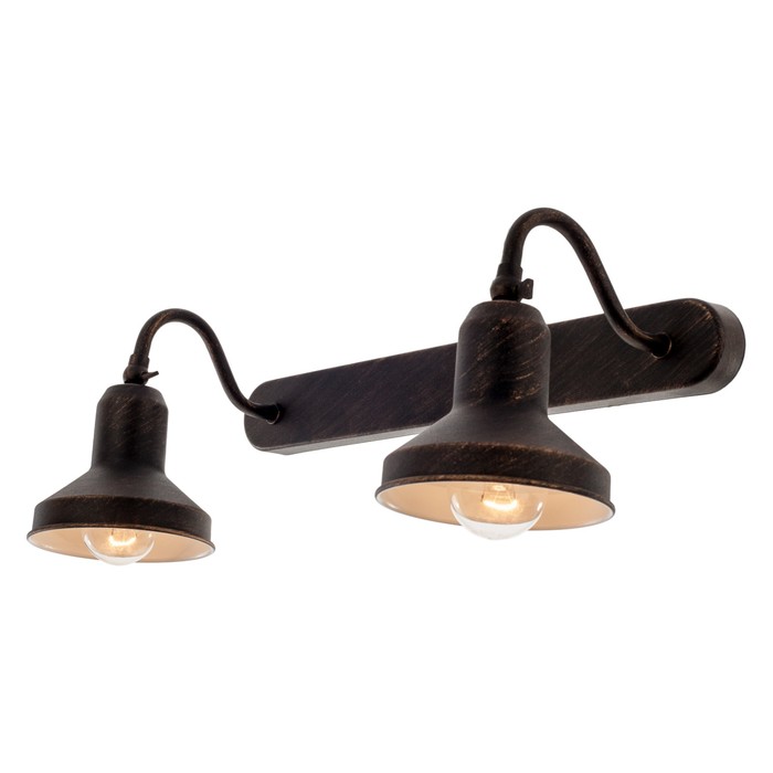 Бра Christian 2x60Вт E14 черный 40,5x22,5x18см