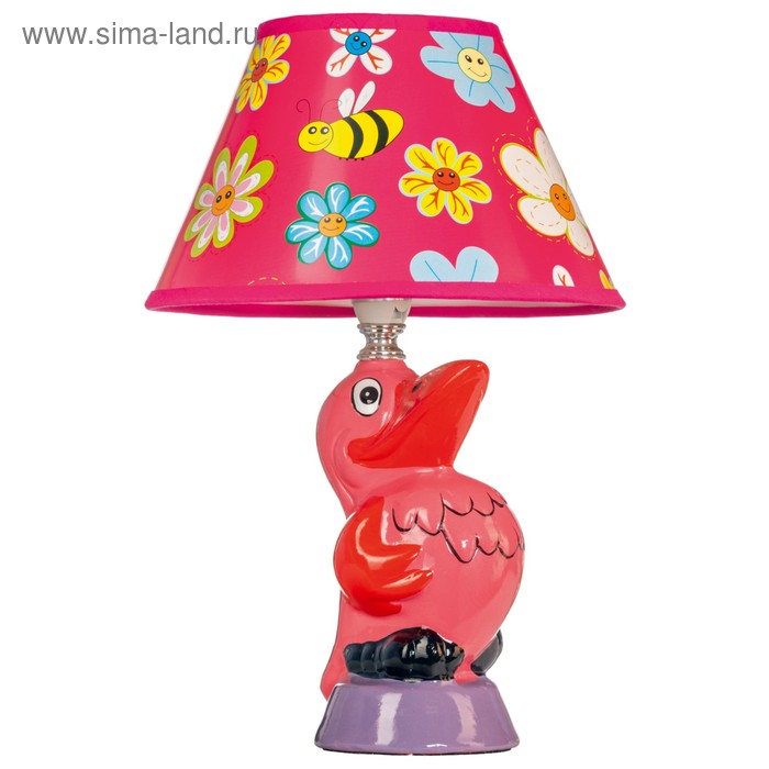 Настольная лампа Evan 40Вт E14, розовый 20x20x30 см настольная лампа 16556 1 e14 40вт розовый 20х20х34 см