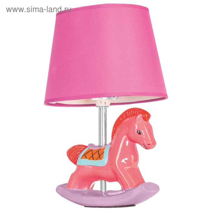 Настольная лампа Evan 40Вт E14, розовый 20x20x30 см настольная лампа 16556 1 e14 40вт розовый 20х20х34 см