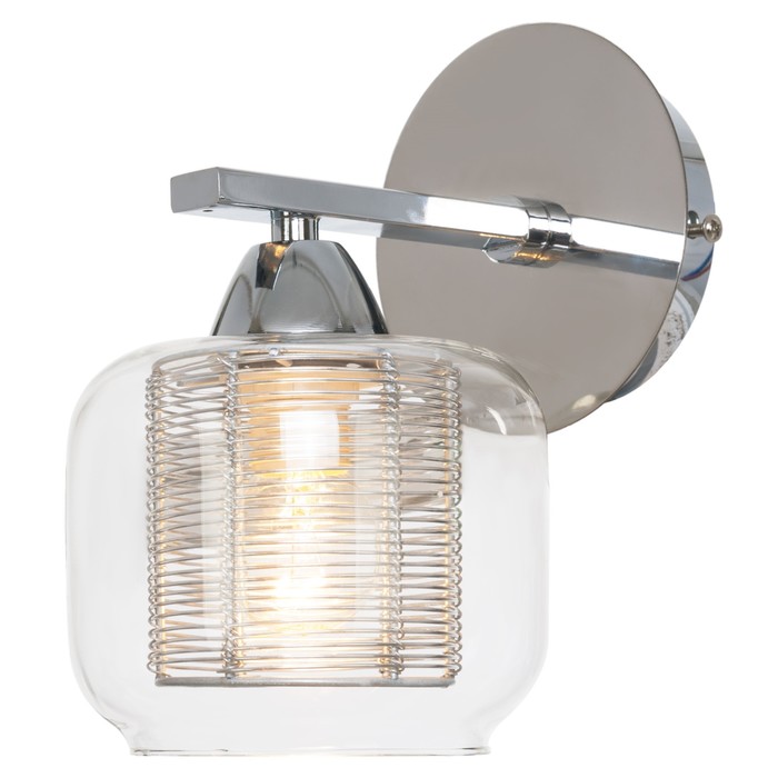 Бра Keith 60Вт E14 хром 18x13x20,5см