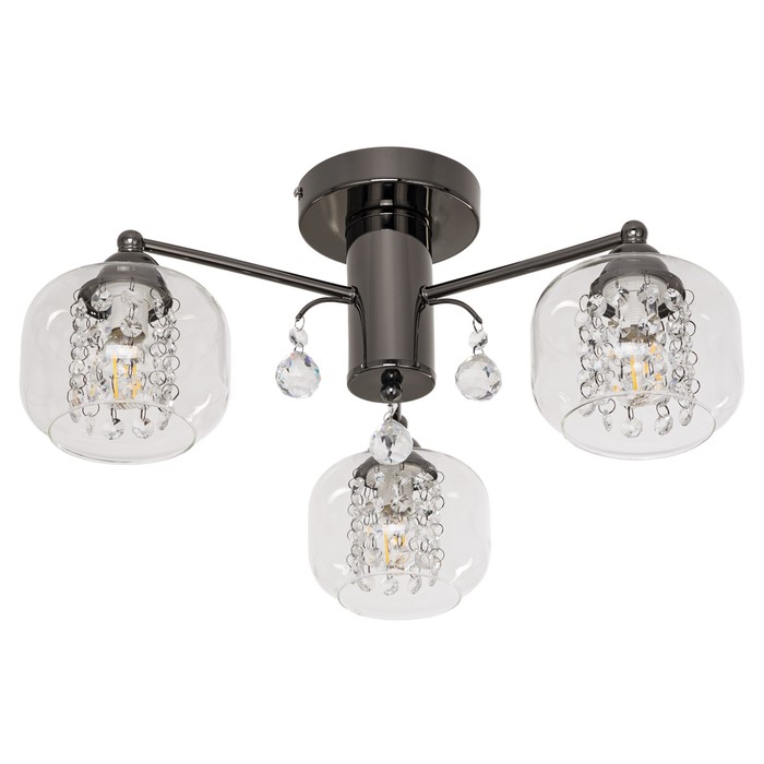 Люстра Julian 5x40Вт E14 черный 59x59x23см