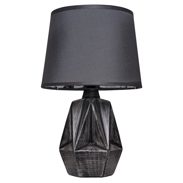 Настольная лампа Malcolm 40Вт E27 черный 25x25x41см