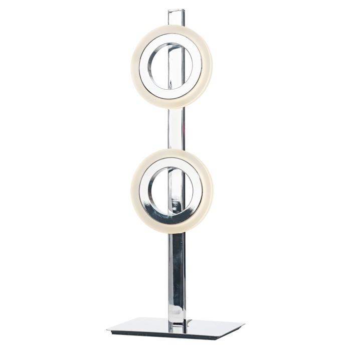 Настольная лампа Walter 2x4,2Вт LED хром 14x11x41см