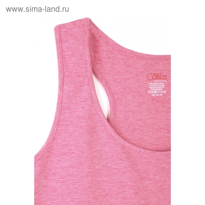 Майка женская Celg Basic Lm 646, размер 42, рост 170-176 см, цвет розовый
