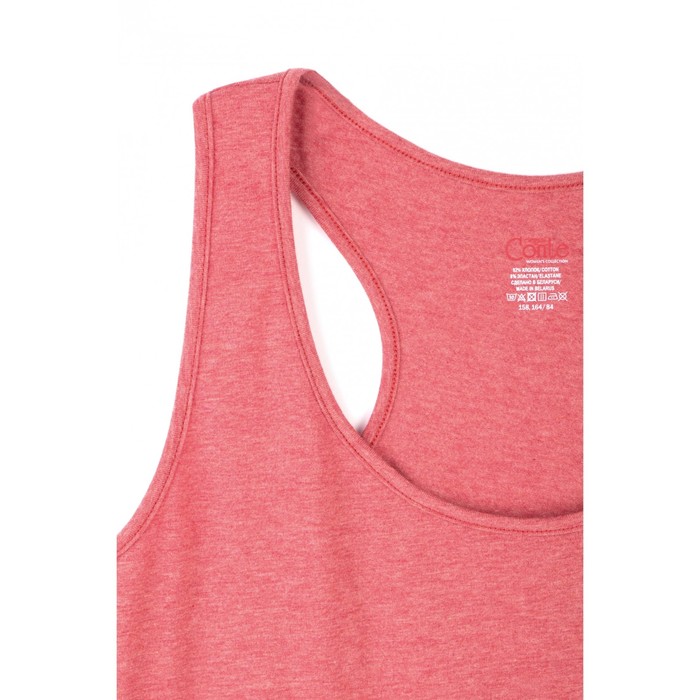 Майка женская CELG BASIC LM 646, р.170,176-92, красный меланж