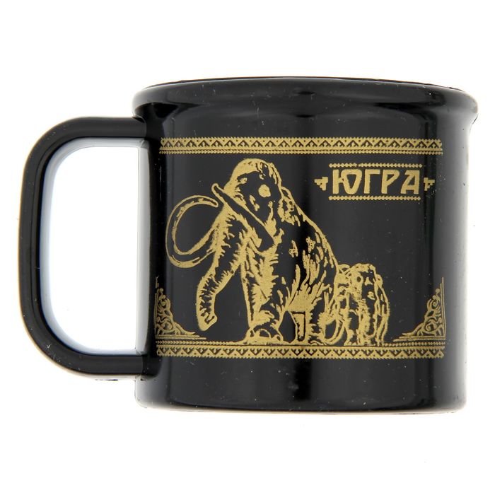 Кружка-магнит "ХМАО Югра. Мамонты" (ручки в комплект не входят)