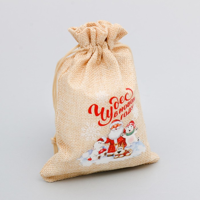 Мешок с термонаклейкой «Чудес в новом году», 20 х30 см