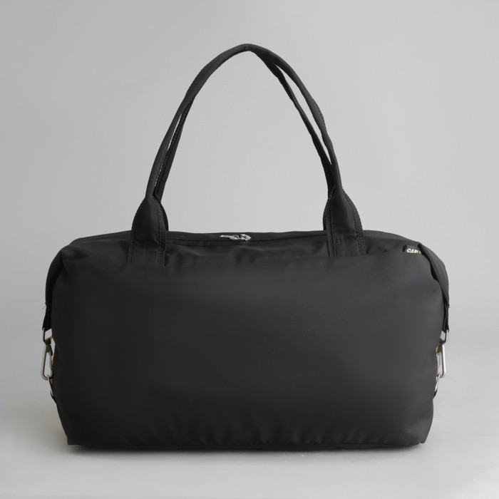 Сумка спортивная, отдел на молнии, наружный карман, цвет чёрный/жёлтый