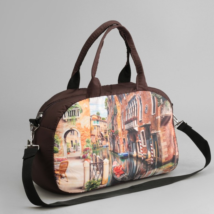 Сумка спортивная "Город", отдел на молнии, наружный карман