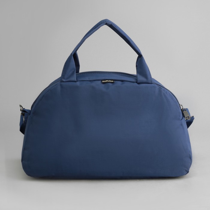 Сумка спортивная, отдел на молнии, наружный карман, цвет синий/розовый