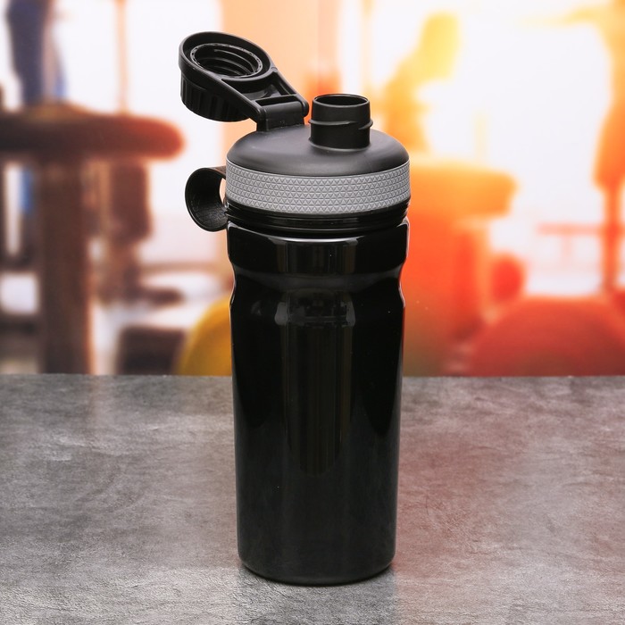 Шейкер 600 мл, Sports, с шариком, микс, 8х22 см