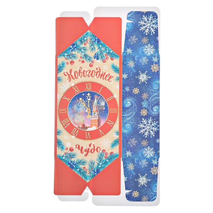 Сборная коробка-конфета «Новогоднее чудо», 18 х 28 х 10 см