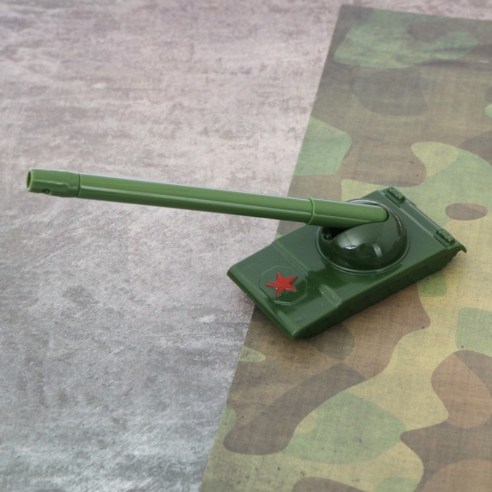 Подарочный набор "С праздником мужества!": блокнот и ручка-танк