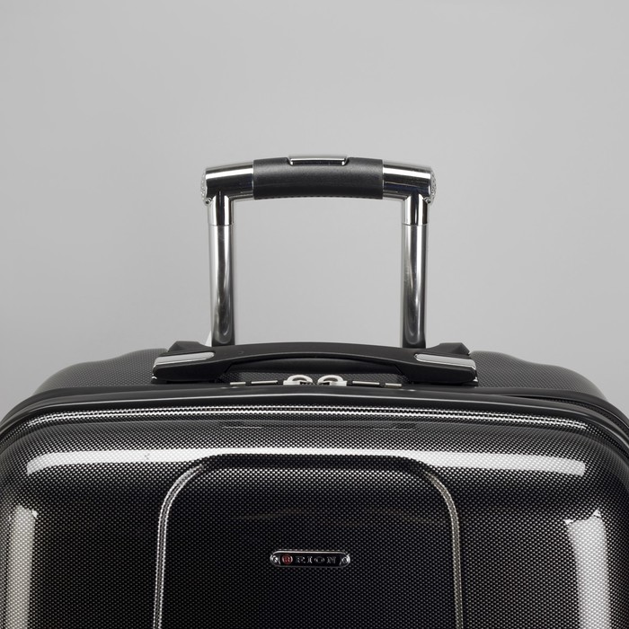 Чемодан средний 24", отдел на молнии, кодовый замок, 4 колеса, глянец