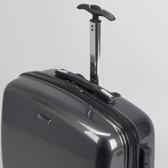 Чемодан мини 15", отдел на молнии, кодовый замок, 2 колеса, глянец