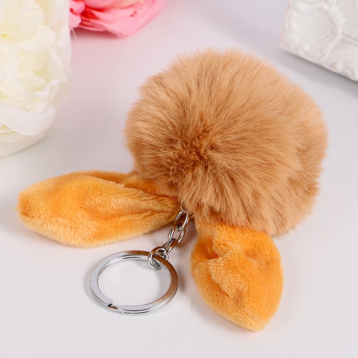 Пушистик на кольце "Мопсик Бисквит"