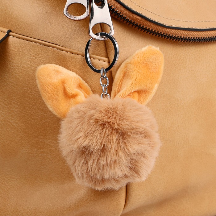 Пушистик на кольце "Мопсик Бисквит"