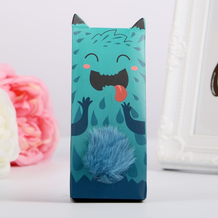 Пушистик на кольце "Чудик Изумрудик"