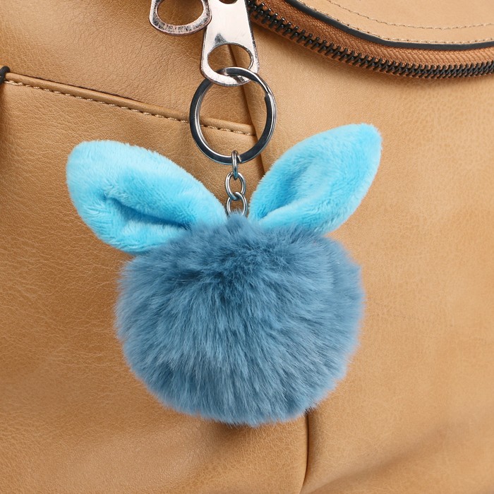 Пушистик на кольце "Чудик Изумрудик"