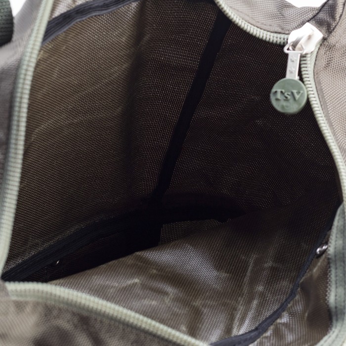 Сумка складная на колесах, 1 отдел на молнии, наружный карман, с расширением, цвет хаки