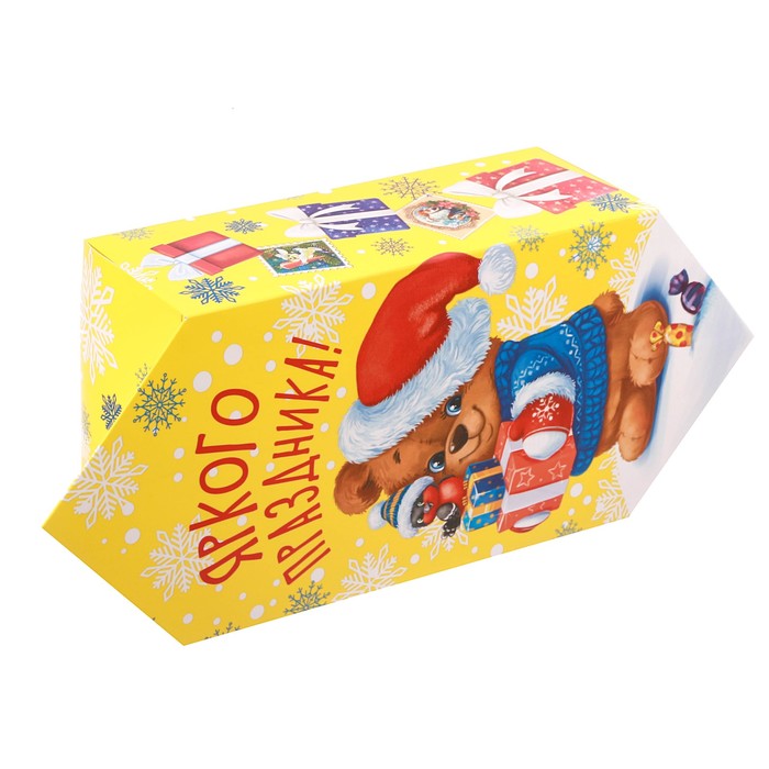 Сборная коробка-конфета «Яркого праздника», 18 х 28 х 10 см