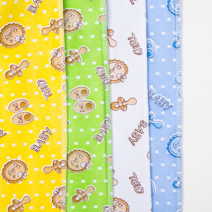 Ползунки на резинке, 03101-12, цвет микс, рост 62 см